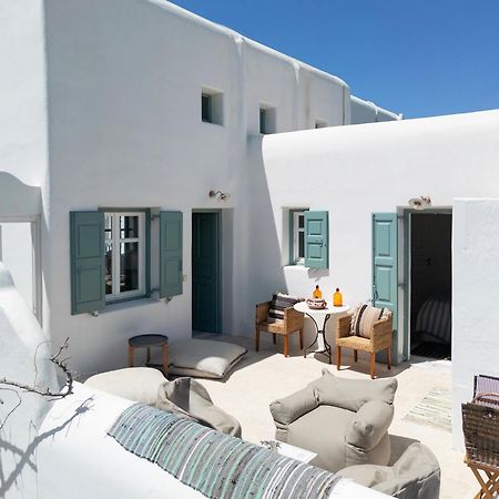 Mykonian Style W Shared Pool Houses & Nighttime Security Guard 오르노스 외부 사진