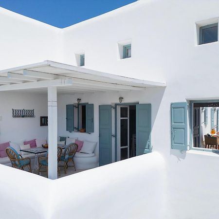 Mykonian Style W Shared Pool Houses & Nighttime Security Guard 오르노스 외부 사진