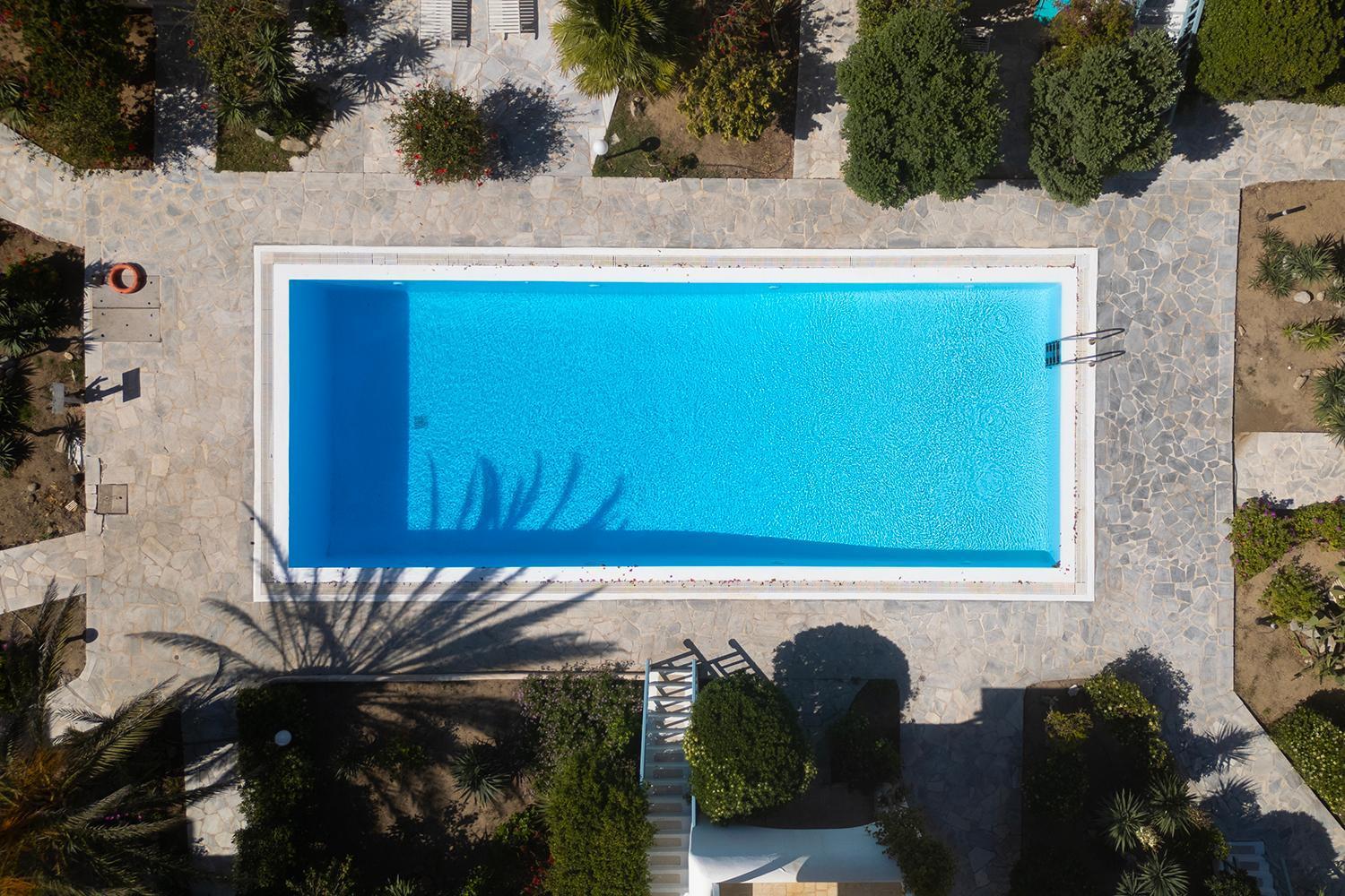 Mykonian Style W Shared Pool Houses & Nighttime Security Guard 오르노스 외부 사진
